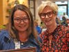 Griffin Health Nurse Rebecca Villanueva, BSN, RN, of Watertown, left, received the Marie Santini Perioperative Nursing Excellence Award at Griffin’s 36th Annual Nurses Week Celebration from Surgical Services Administrator Kim Viadero.