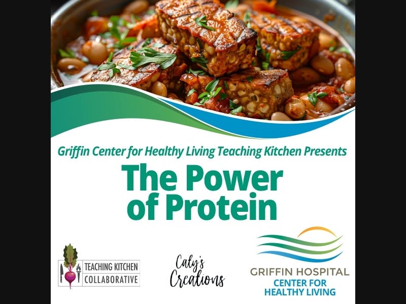 Griffin Center for Healthy Living Teaching Kitchen will host a free program on the health benefits of protein-rich meals on May 27.
