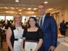 Nidia Montalvo, LPN, of Shelton, center, received the 2025 Griffin Health Outstanding Nurse of the Year Award at Griffin’s 37th Annual Nurses Week Celebration from Griffin Health President and CEO Patrick Charmel and Griffin Health Vice Pre