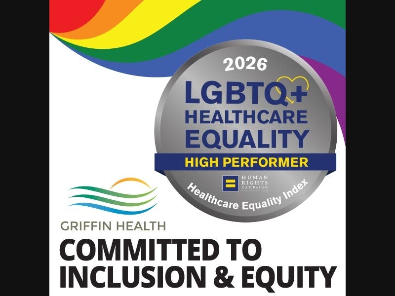 Griffin Health in Derby was recently named a High Performer for its LGBTQ+ inclusion and equity practices in the 2026 Healthcare Equality Index.