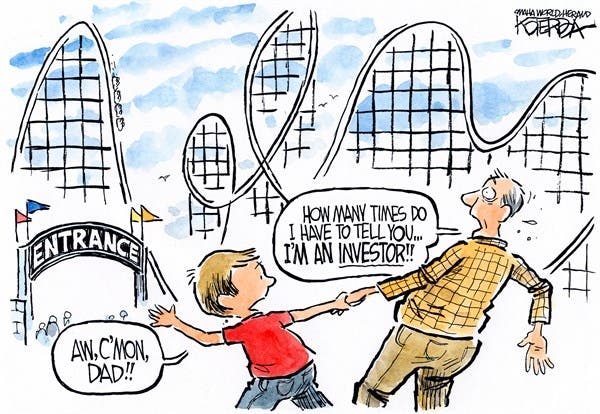 Stock market roller coaster