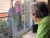 Therapy dogs are a source of comfort during difficult times. During COVID-19 restrictions, Maggie and her owner Karen Lobascio-Gardner supported their friends at Chestnut Knoll by corresponding letters, cards, and window visits. 