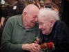 Chestnut Knoll residents Don and Grace Campbell embrace during a vow renewal ceremony held at the senior community in Boyertown on Valentine’s Day. The couple has been married for 67 years.  