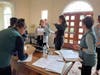 The Arthritis Foundation Soiree committee tours the St. Petersburg Woman's Club