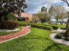 The historic St. Petersburg Woman's Club garden area provides a waterfront view of the Coffee Pot Bayou in old St. Pete,