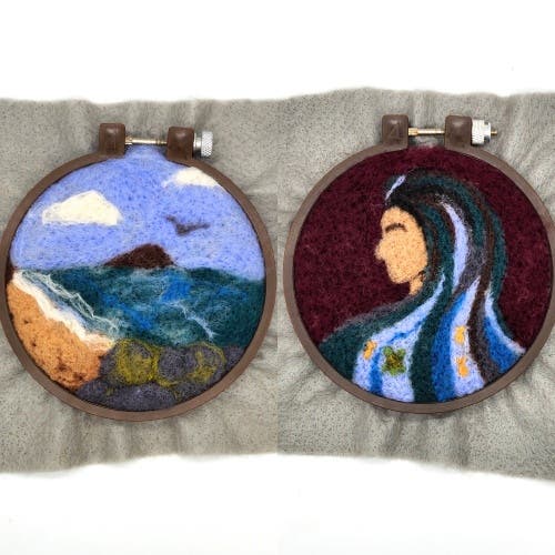 Felting with Charlie: Portraits & Landscapes