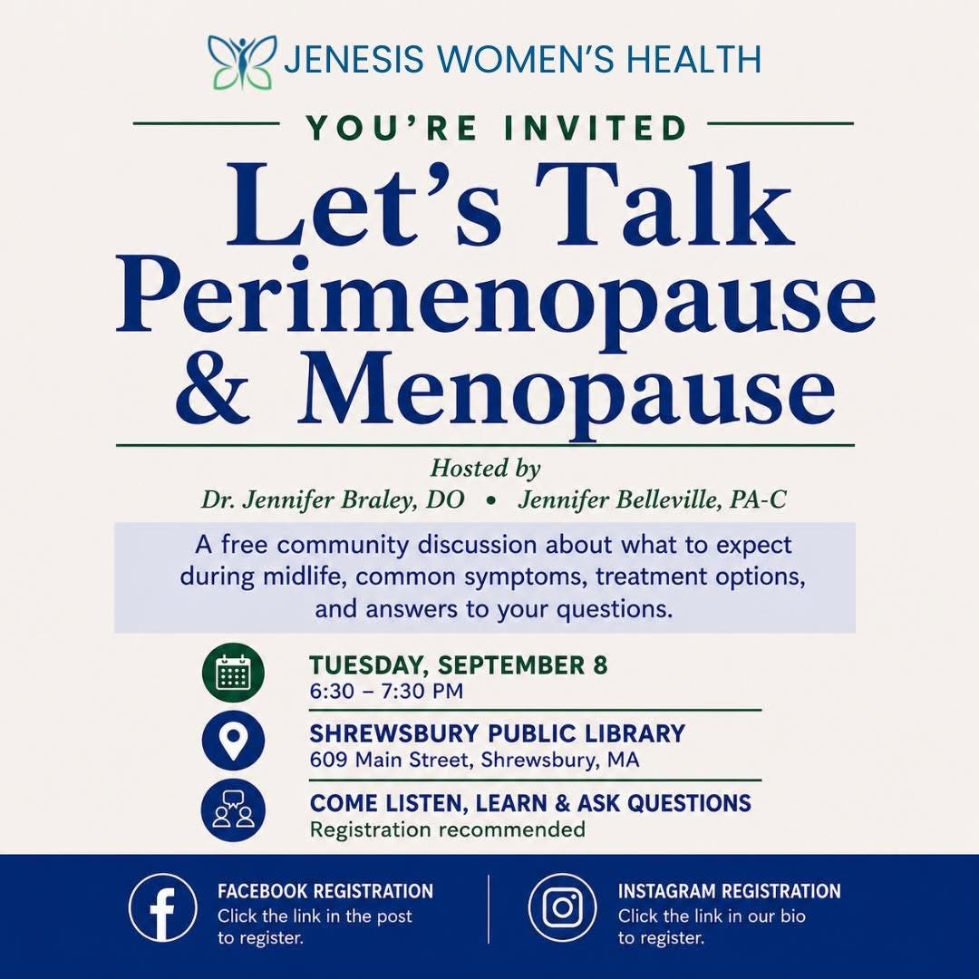 Shrewsbury, Mass. Public Library Community Discussion: Perimenopause and Menopause