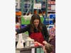 Jennifer Garner was at the Livermore Costco to hand out Once Upon A Farm samples.