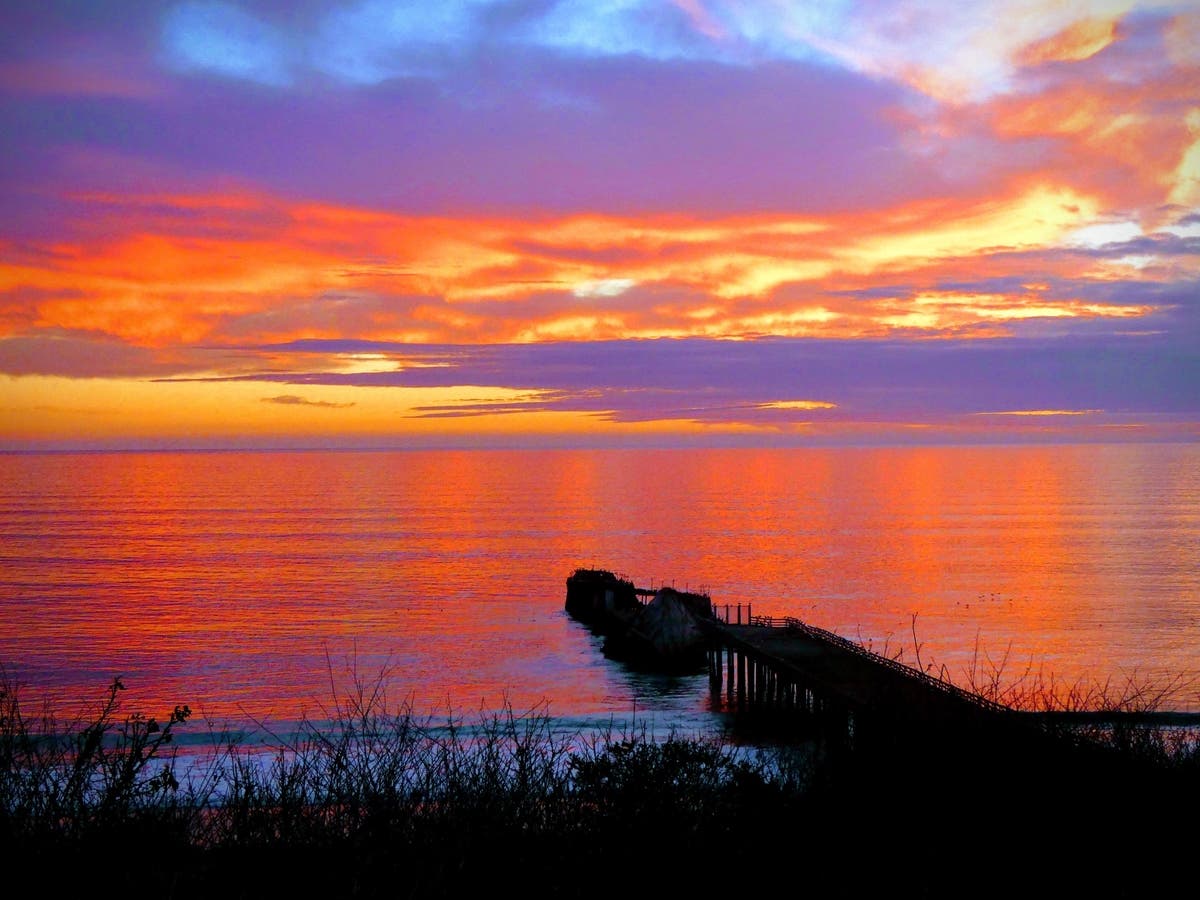 Famous Cement Ship At Sunset Santa Cruz Co. Photo Of The Week Santa