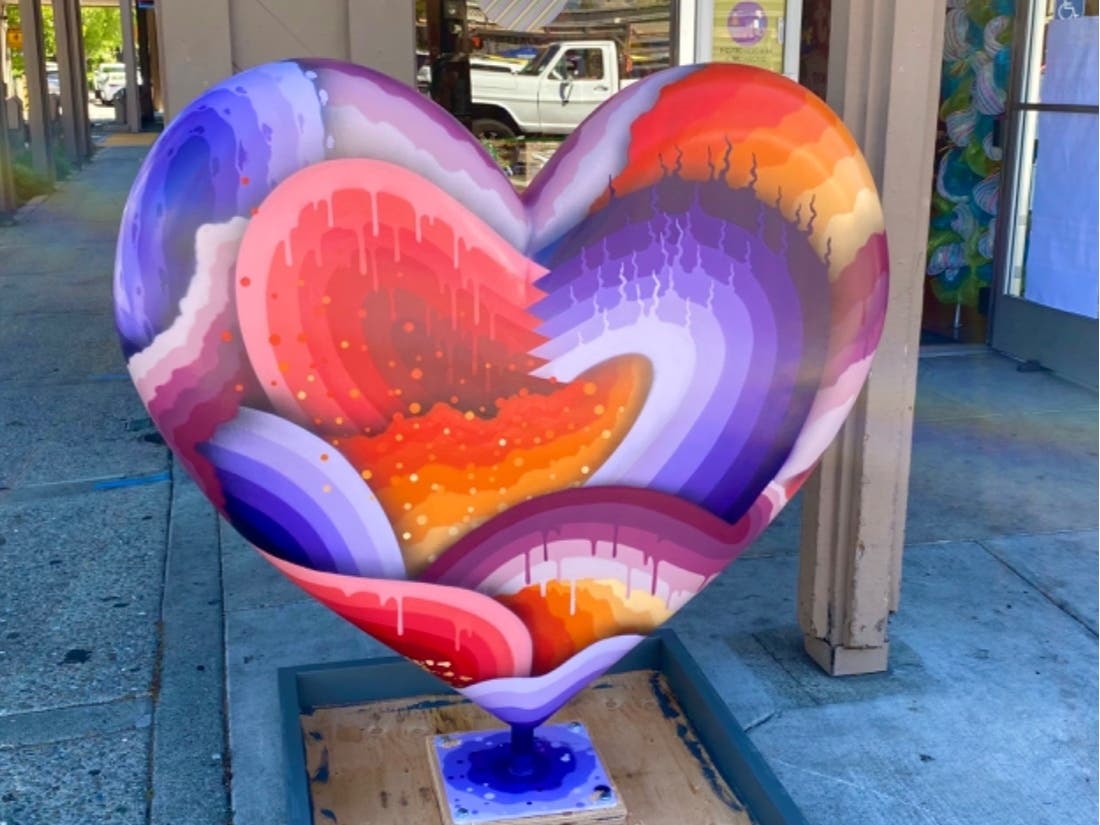 Winners of the "Hearts Around Hartz" scavenger hunt in Danville will be entered into a weekly raffle.