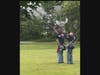 The 54th shooting off a 3 shot salute volley. 