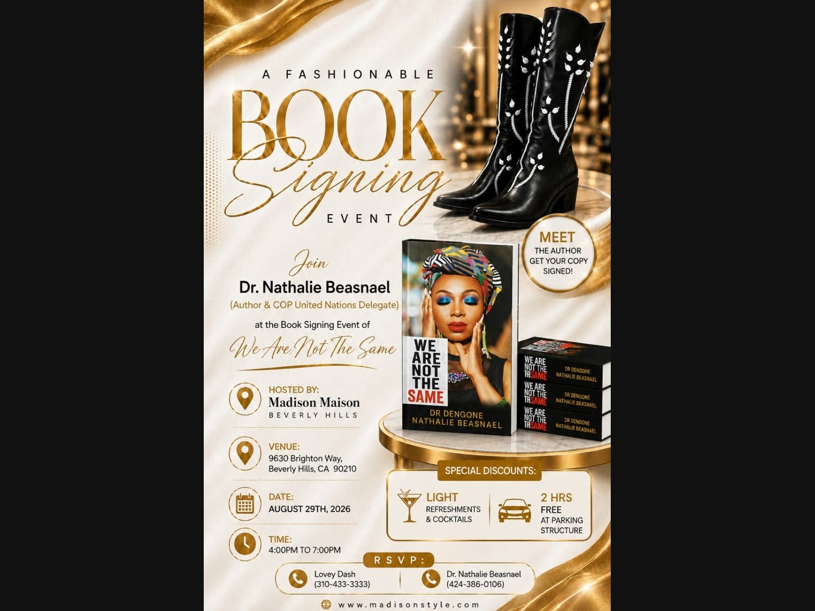 ‘We Are Not the Same’ Book Event at Madison Beverly Hills Boutique