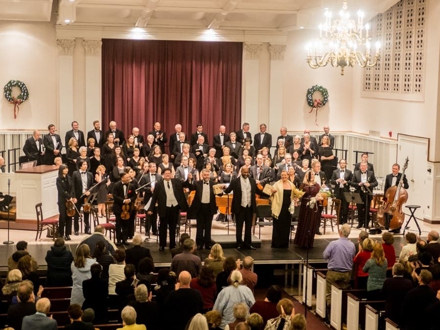 Elmhurst Choral Union & Orchestra, soloists, in concert
