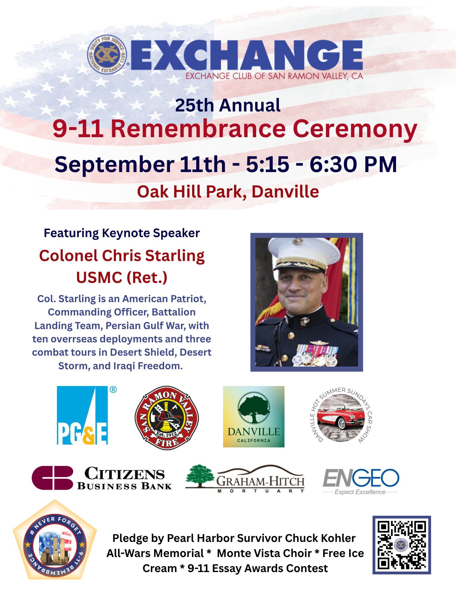 25th Annual 9-11 Remembrance Ceremony