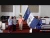 SRH-MS Chapter, NSDAR presenting Chapter flag at Massing of the Colors. From left chapter  member Lois Hayden, Regent Jeaneen Buchanan, Chaplain Cheryl Basztura, and member Diane Jowdy