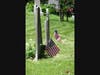 Flags at Long Hill Burial Ground, Shelton