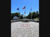 Huntington Fire & Rescue Company No. 3 Flags in front of Huntington Fire House.
