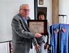 SRH-MS Chapter Regent Jeaneen Buchanan presented William M. Monnie with DAR America250! Commendation