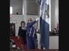 SRH-MS Chapter Regent Jeaneen Buchanan and Vice Regent Deborah Heim (with chapter flag)