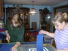 Marion Osborne and Linda Papp cutting patterns, 12 Apr 2023