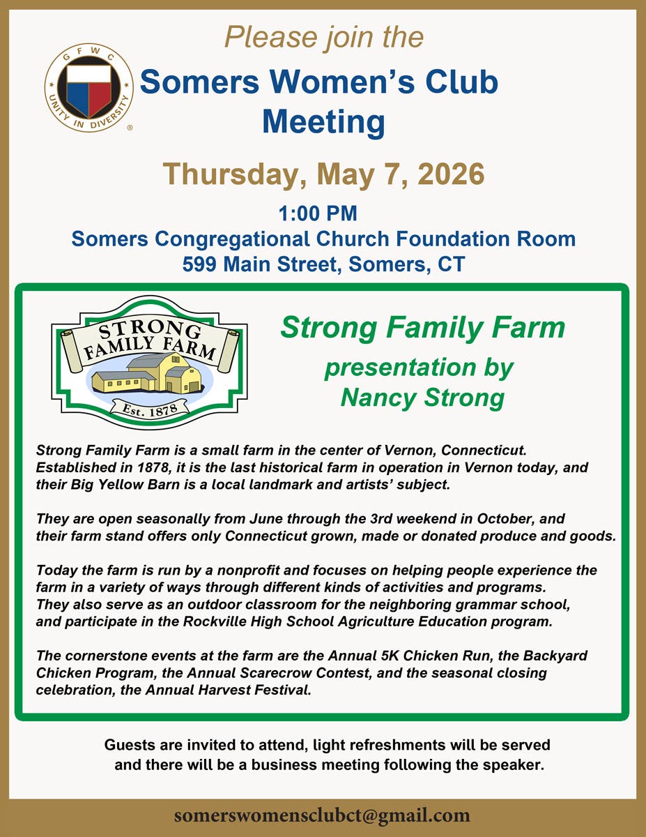 Somers Women’s Club Meeting 