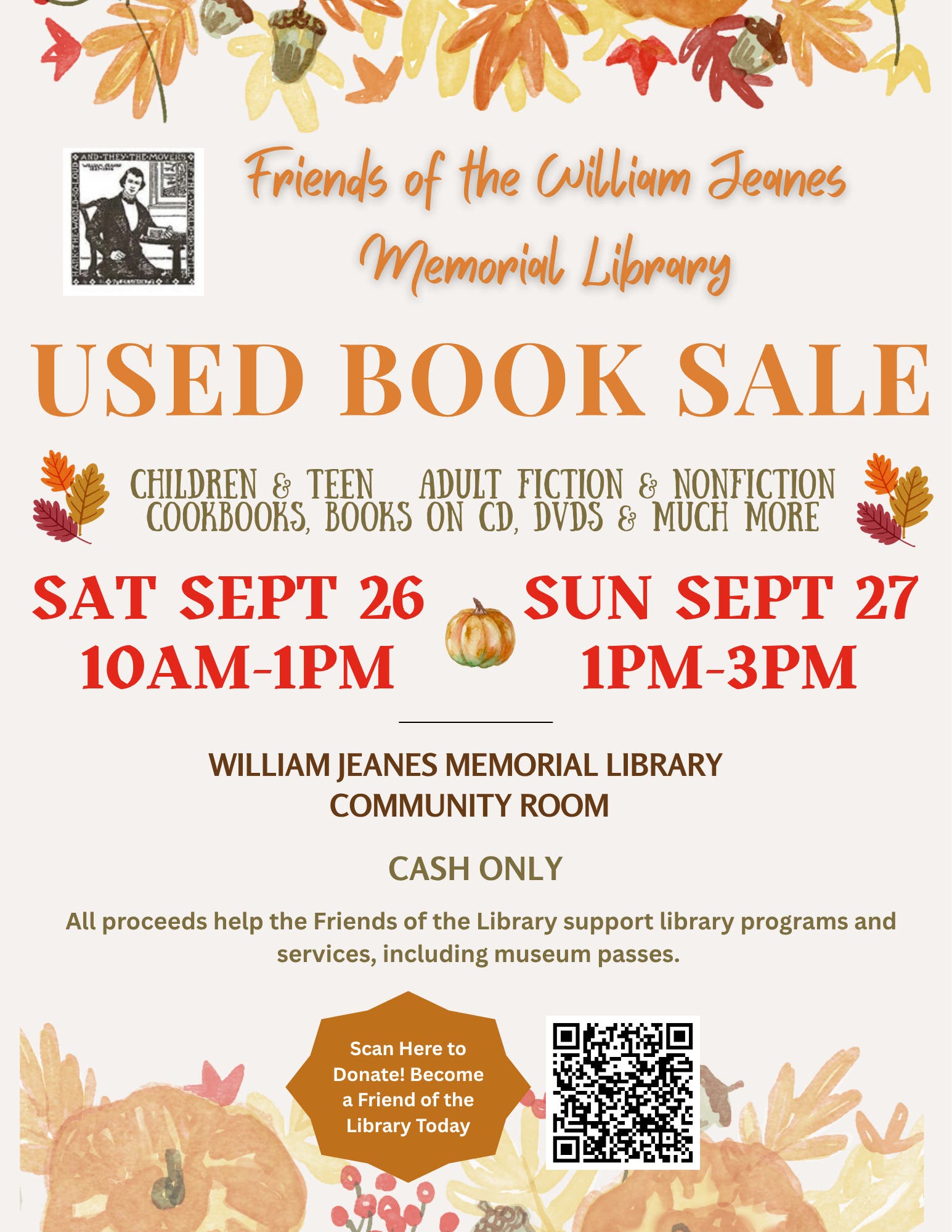 Friends Of The William Jeanes Memorial Library Used Book Sale