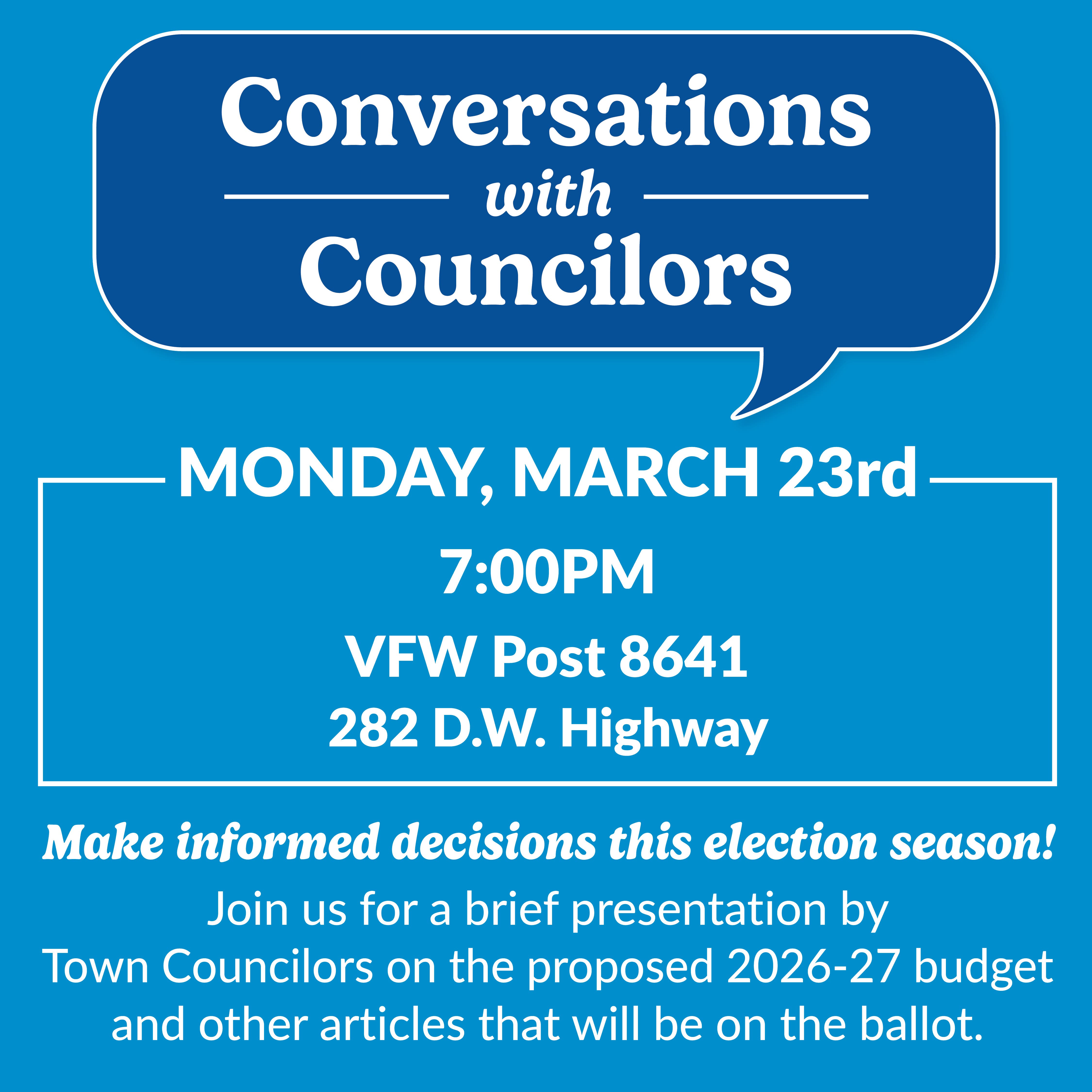 Conversations With Councilors