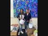 Kim DiMatteo of Bethany, left, founder of the Easter Basket Drive delivered the gift baskets with the help of Kim LaChance of Prospect, right.
