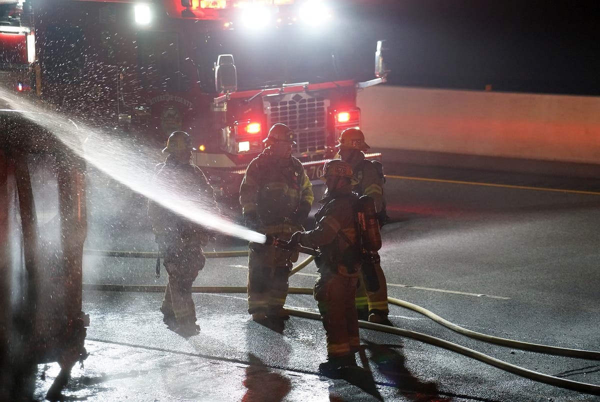 Crash Wreckage Catches Fire On I-15 | Murrieta, CA Patch