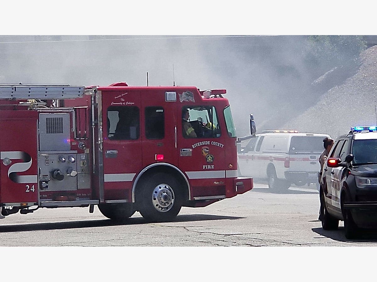 Big Rig Catches Fire On I-10 In Banning: PHOTOS | Banning, CA Patch