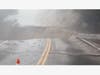 A look at SR-243 on Feb. 14, 2019 when the road was washed away.
