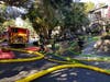 The fire was reported Wednesday afternoon.