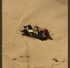 The vehicle landed on the beach near Grey Whale Cove, sheriff's officials said.