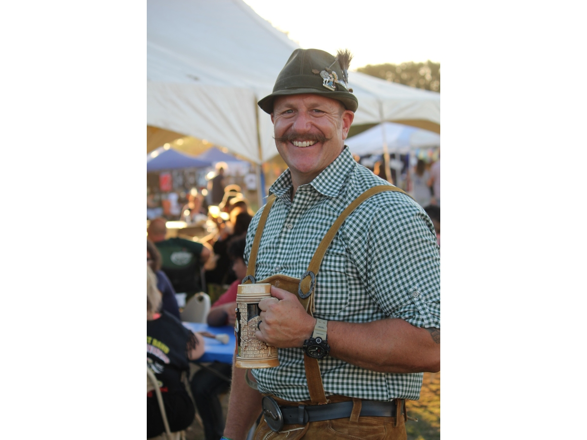 At Beaumont’s Oktoberfest, A Fire Captain Becomes The Festival’s 'Mayor'