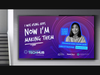 Digital display ads have a QR Code, linking students to the interactive experience.