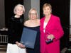 (L-R) Dr. Nancy Kegelman, LADACIN Board of Trustees President, Patricia Carlesimo, LADACIN Executive Director, Marian Hartnett, Legacy Honoree 