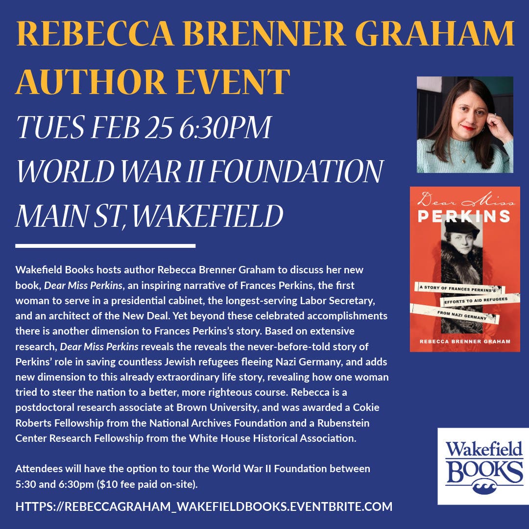 Feb 25 | Rebecca Brenner Graham Author Talk with Wakefield Books at ...