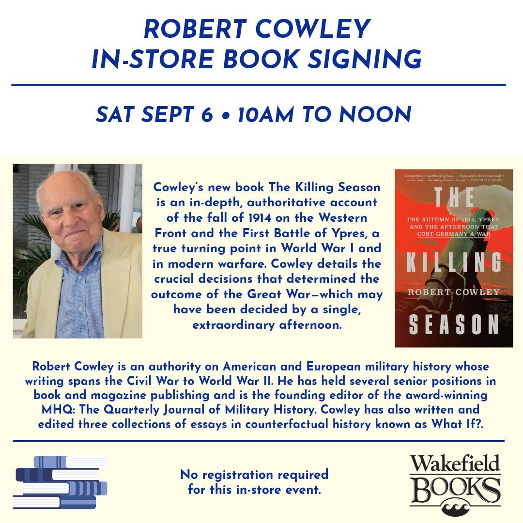 Robert Cowley Book Signing at Wakefield Books 