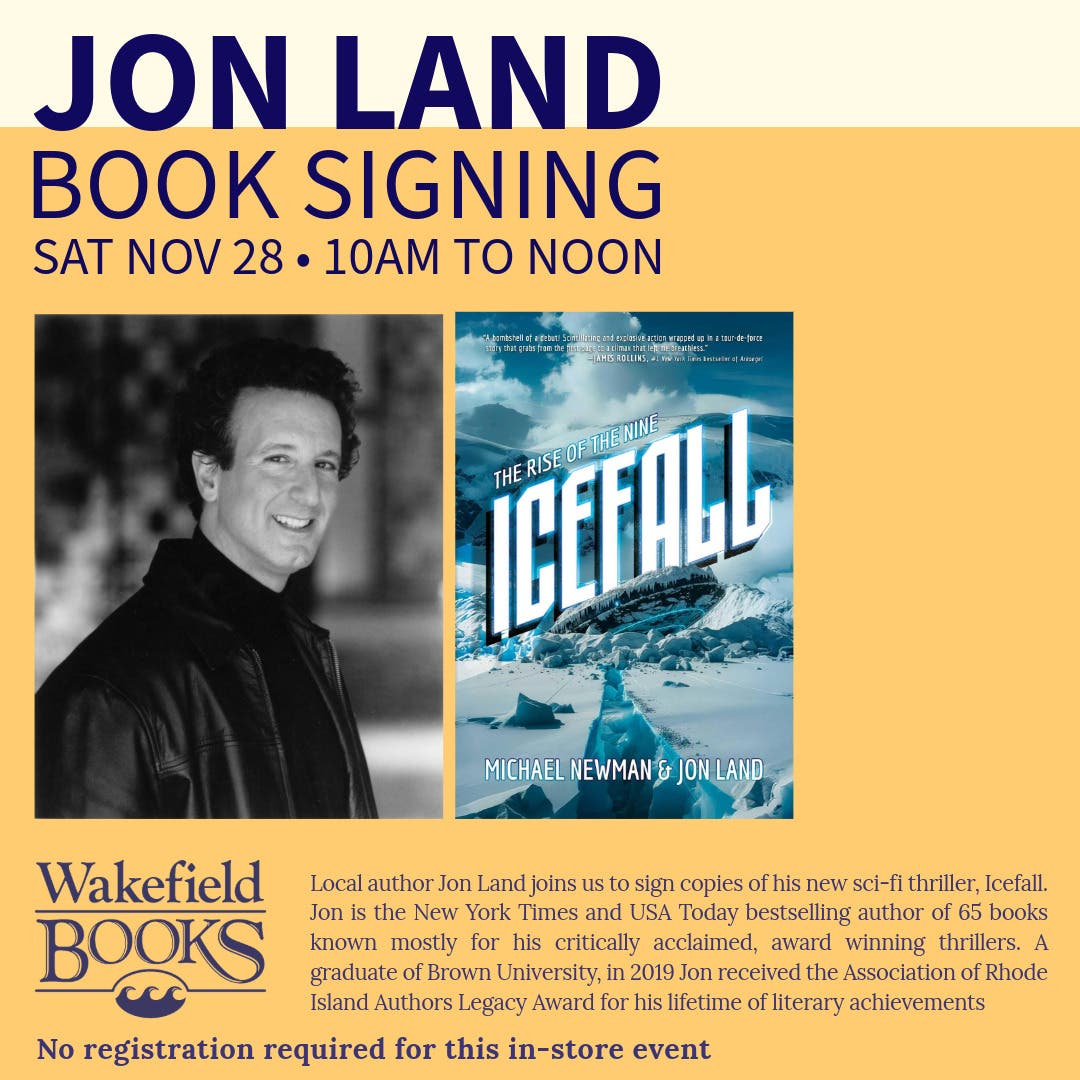 Local Author Jon Land Book Signing at Wakefield Books 
