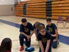 St. George students practicing CPR