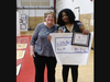 TeAnna Boyd Hodges and Jean Bartecki at the District 228 Fine and Performing Arts Show