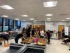 The Tinley Park High School Girls Soccer Team participates in "Saturday Soccer Switch-Ups"