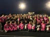 Students and staff at Oak Forest High School invited the community to come out and celebrate Breast Cancer Awareness with a Pink Game. 