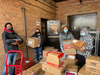 Bremen High School National Honor Society and Student Council Students unloading donations at local food pantries. 