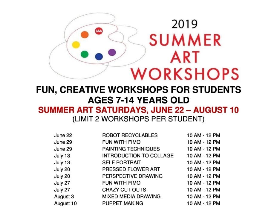 Summer Art Saturday Workshops for Children! - Stamford, CT Patch