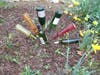 Several yards in Admiral Heights have bottle trees. It’s believed that evil spirits get stuck in the bottles.
