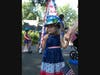 Rosalind Yeager wears a “fun, party hat” to the children’s Fourth of July bike parade in Admiral Heights. She was inspired to make the hat after seeing some similar ones at a birthday party.

