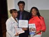 Left to Right: Jacqueline Cassagnol, MSN, RN, PhD(c), Rushane Dunn, and Carmeline Torchon, RN.