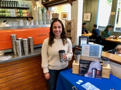 Grants fund projects that prevent waste in Alameda County. For example, this past StopWaste grant recipient created a pilot program providing reusable to-go cup service for cafes and their customers. 