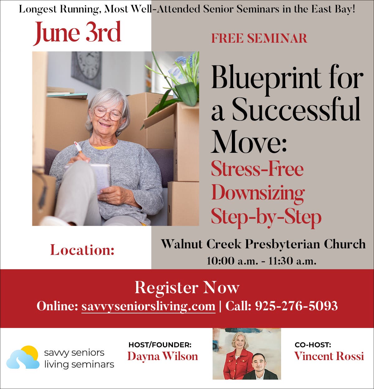 SEMINAR: Blueprint for a Successful Move: Stress-Free Downsizing Step-by-Step
